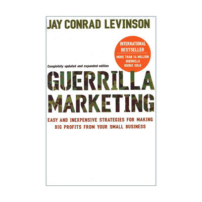 英文原版 Guerrilla Marketing 游击营销 经管市场图书 英文版 进口英语原版书籍