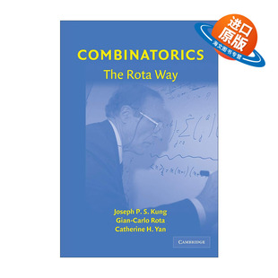 英文原版 Combinatorics The Rota Way 组合数学 来自吉安-卡洛·罗塔的课堂笔记 剑桥数学图书馆系列 英文版 进口英语原版书籍