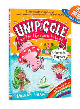 英文原版 Usborne Unipiggle Mermaid Mayhem 独角猪 美人鱼混乱 尤斯伯恩儿童全彩幽默搞笑章节桥梁书 英文版 进口英语原版书籍