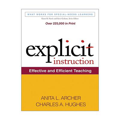 英文原版 Explicit Instruction 显性教学法 有效教学的设计与实施 英文版 进口英语原版书籍