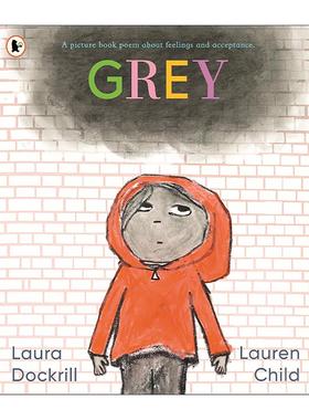 英文原版 Grey 灰色 儿童亲子共读绘本 入围2025卡内基插画奖 凯特·格林纳威奖得主Lauren Child 英文版 进口英语原版书籍
