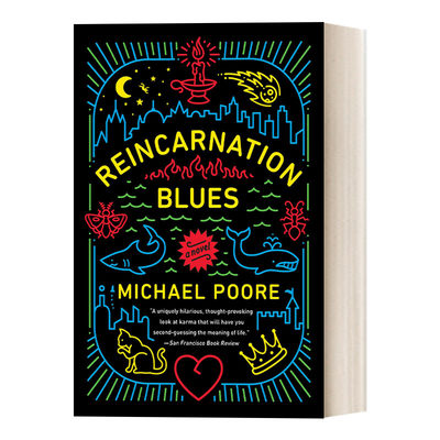 英文原版 Reincarnation Blues 转世蓝调 当代奇幻浪漫小说 Michael Poore 英文版 进口英语原版书籍