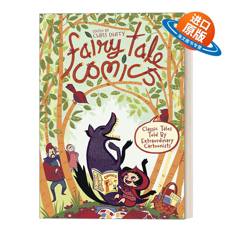 英文原版 Fairy Tale Comics Classic Tales Told by Extraordinary Cartoonists 童话漫画 由杰出漫画家讲述的经典故事 进口书籍