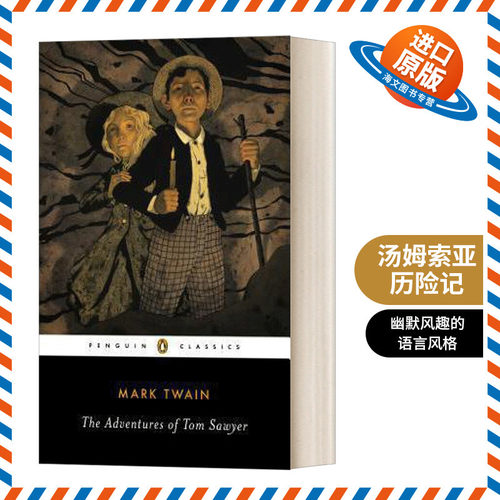 英文原版 The Adventures of Tom Sawyer 汤姆索亚历险记 Penguin Classics企鹅经典 英文版 进口英语原版书籍外文小说