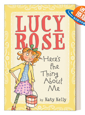 英文原版 Lucy Rose Here's the Thing About Me 露西露丝系列 这是关于我的东西 儿童章节桥梁书 Adam Rex 进口英语原版书籍
