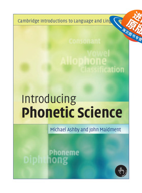 英文原版 Introducing Phonetic Science 语音科学导论 剑桥语言和语言学导论系列 英文版 进口英语原版书籍