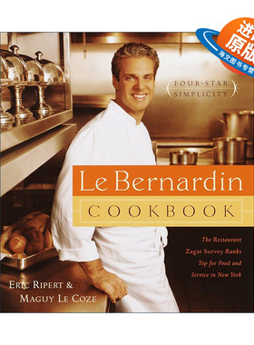 英文原版 Le Bernardin Cookbook 米其林三星餐厅简易食谱 精装 詹姆斯比尔德奖得主Eric Ripert 英文版 进口英语原版书籍
