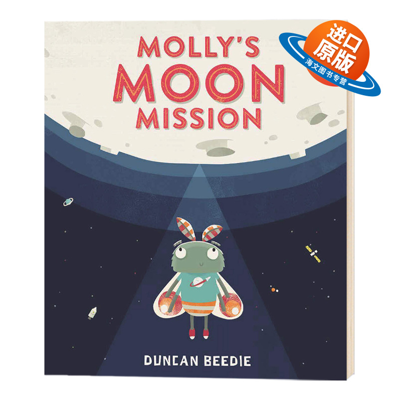 Mollys Moon Mission，莫利月球任务 英文原版儿童绘本 Templar出版
