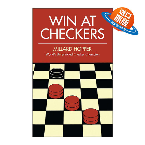 英文原版 Win at Checkers 跳棋获胜指南 Millard Hopper 英文版 进口英语原版书籍