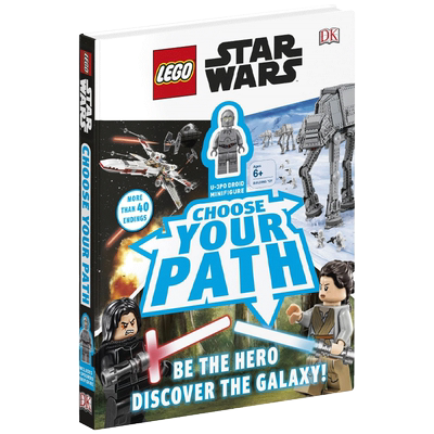 英文原版 精装 DK 乐高星球大战 选择自己的路附迷你公仔 LEGO Star Wars Choose Your Path 儿童趣味图画书绘本