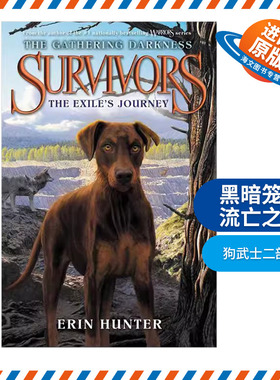 英文原版 Survivors The Gathering Darkness 5 The Exile's Journey 狗武士二部曲 黑暗笼罩 流亡之路 英文版 进口英语原版书籍