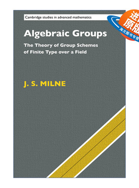 英文原版 Algebraic Groups 代数群 剑桥高等数学研究系列 英文版 进口英语原版书籍