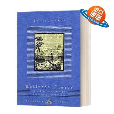 英文原版 Robinson Crusoe 鲁宾逊漂流记 丹尼尔·笛福 Everyman精装版 英文版 进口英语原版书籍