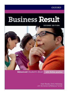 英文原版 Business Result Advance Student's Book with Online Practice 牛津商务英语教材学生书高级 英文版 进口英语原版书籍