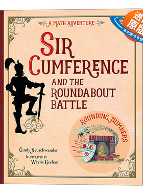 英文原版 Sir Cumference and the Roundabout Battle 圆周骑士与迂回之战 STEM 绘本图画书 Cindy Neuschwander 英文版 进口书