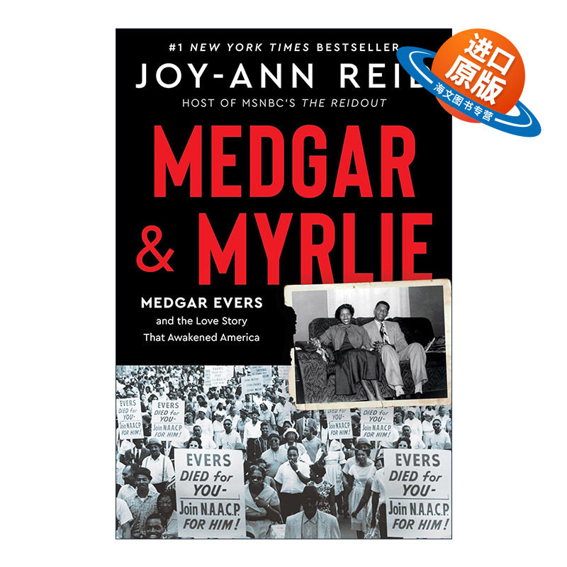 英文原版 Medgar and Myrlie 梅加埃弗斯和唤醒美国的爱情故事 精装 英文版 进口英语原版书籍
