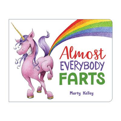英文原版 Almost Everybody Farts 几乎每个人都放屁 纸板书 英文版 进口英语原版书籍