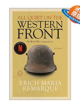 英文原版 All Quiet on the Western Front 西线无战事 Erich Maria Remarque埃里希·玛丽亚·雷马克英文版 进口英语原版书籍