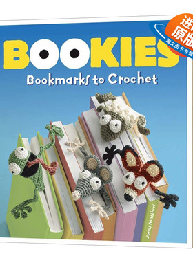 英文原版 Bookies Bookmarks to Crochet 手工钩织书签 英文版 进口英语原版书籍