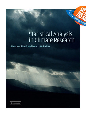 英文原版 Statistical Analysis in Climate Research 气候研究中的统计分析 Hans von Storch 英文版 进口英语原版书籍