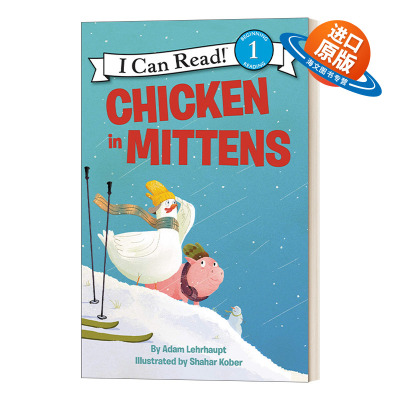 英文原版 Chicken in Mittens 戴手套的小鸡 I Can Read Level 1 英文版 进口英语原版书籍