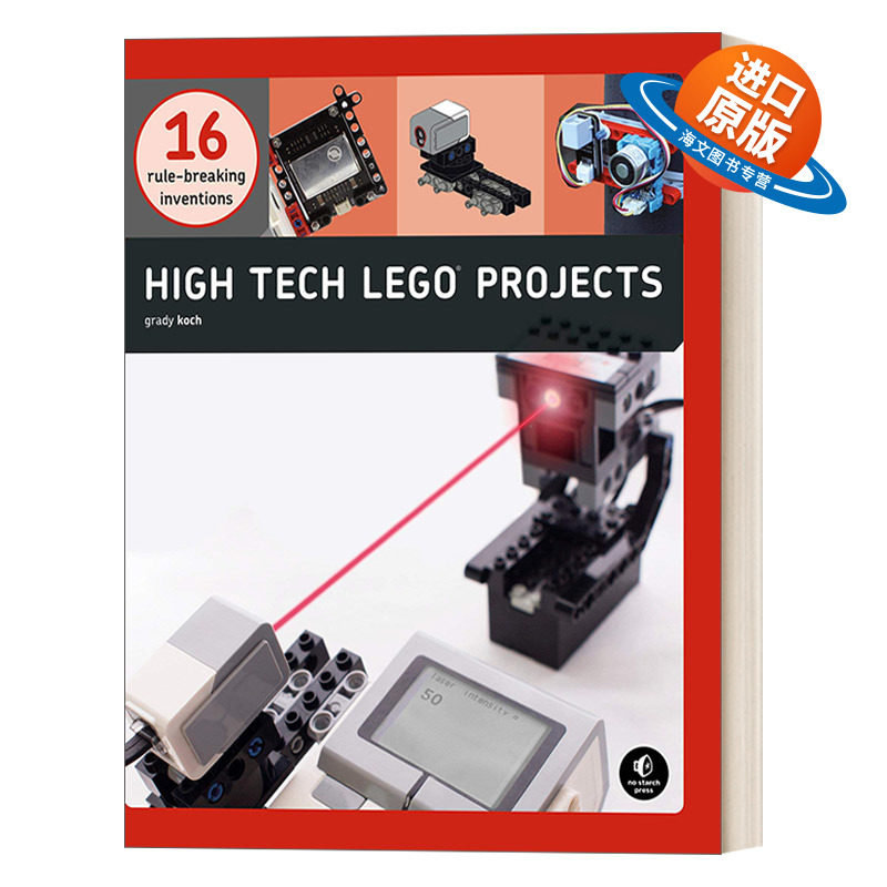 英文原版 High-Tech LEGO Projects 高科技乐高项目 16项打破常规的发明 学习创造性 无组件 Grady Koch 英文版 进口英语原版书籍