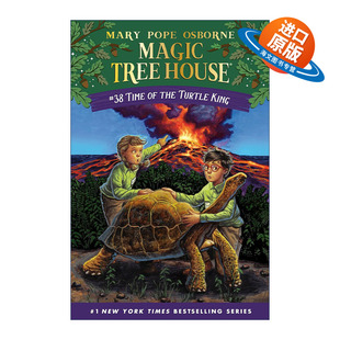 英文原版 Time of the Turtle King Magic Tree House 38 龟王时代 神奇树屋38 精装 英文版 进口英语原版书籍