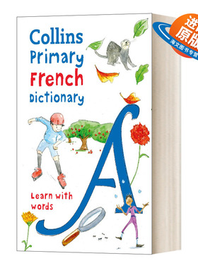 英文原版 Collins Primary French Dictionary 柯林斯初级法语词典 插图版 7岁+ 英文版 进口英语原版书籍儿童外文书