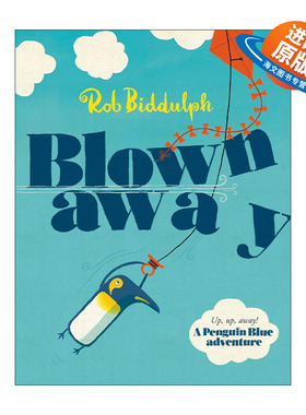 英文原版 Blown Away 吹跑啦 儿童绘本 2015年英国水石书店童书大奖 罗伯比达尔夫 Rob Biddulph 英文版 进口英语原版书籍