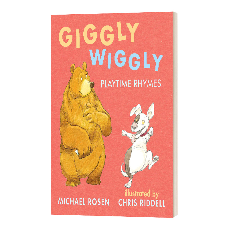 英文原版 Giggly Wiggly Playtime Rhymes罗森爷爷Michael Rosen玩乐游戏时间押韵童谣纸板书绘本英文版进口英语原版书籍