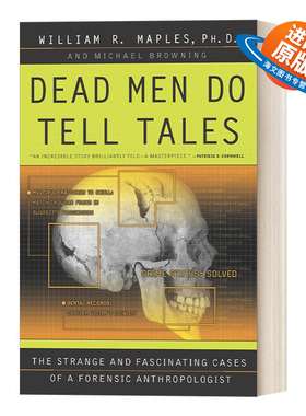 英文原版 Dead Men Do Tell Tales 与骸骨交谈 我希望每一个案件都有答案 法医 犯罪学 豆瓣高分推荐 William R. Maples 进口书籍