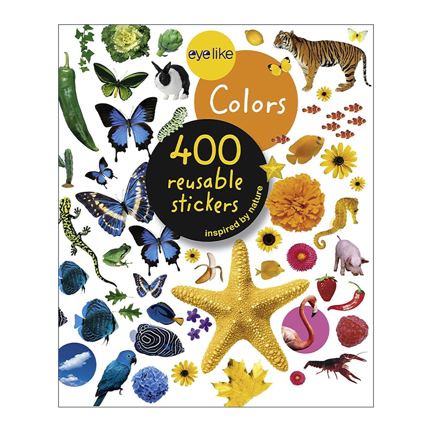 英文原版 Eyelike Stickers Colors我的自然博物馆颜色含超400张可重复使用的贴纸英文版进口英语原版书籍