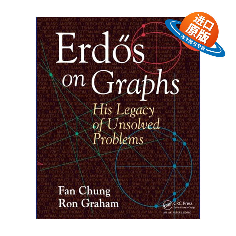 英文原版 Erdos on Graphs 未解决的图论问题 英文版 进口英语原版书籍