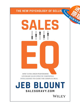 英文原版 Sales EQ 销售情商 精装 超高执行者如何利用销售特定的情绪智能来完成复杂交易 英文版 进口英语原版书籍