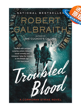 英文原版 Troubled Blood 神探斯特莱克系列5 真血 英文版 进口英语原版书籍