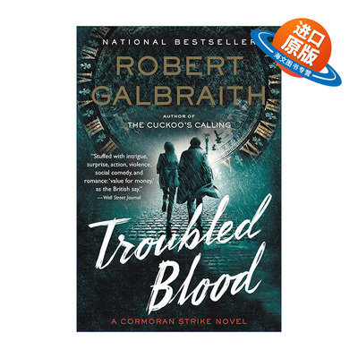 英文原版 Troubled Blood 神探斯特莱克系列5 真血 英文版 进口英语原版书籍