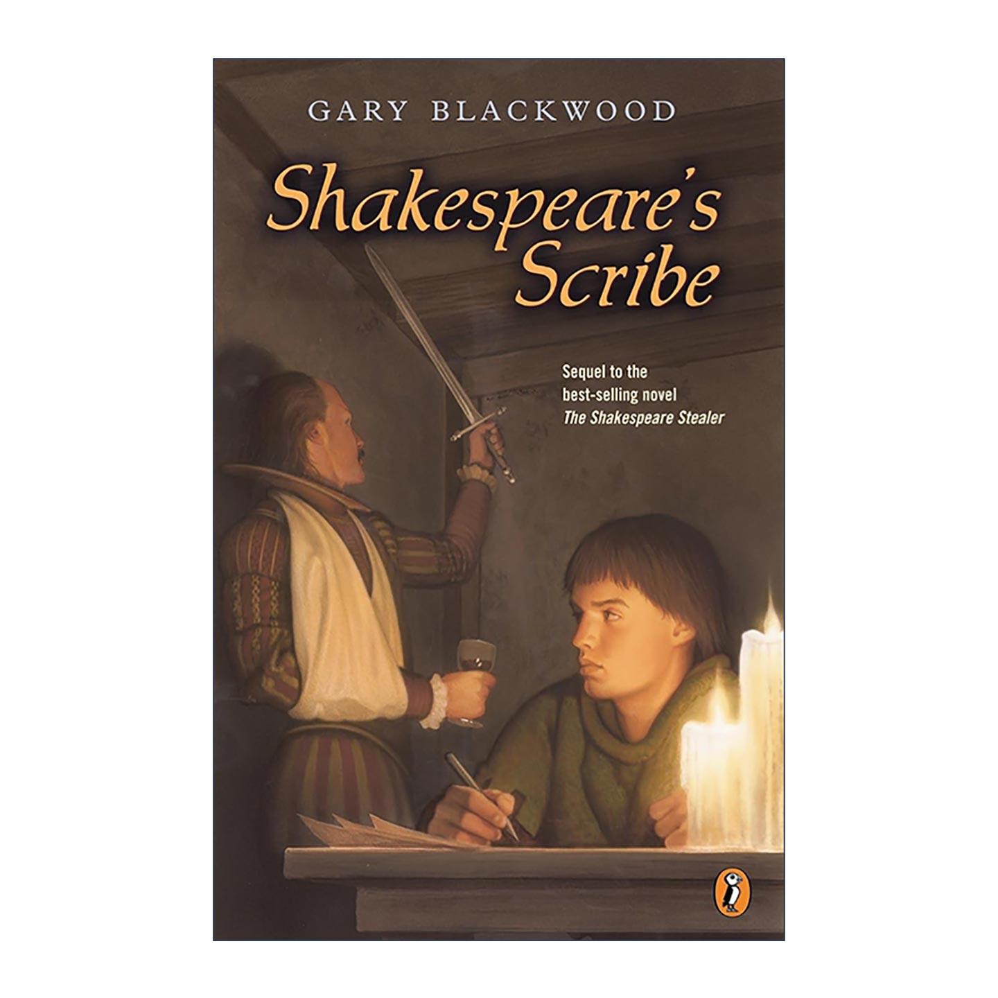 英文原版 Shakespeare's Scribe Shakespeare Stealer 莎士比亚的抄写员 偷莎士比亚的贼续篇 儿童推理小说 Gary Blackwood 英文版