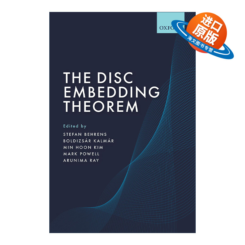 英文原版 The Disc Embedding Theorem 圆盘嵌入定理 精装 英文版 进口英语原版书籍