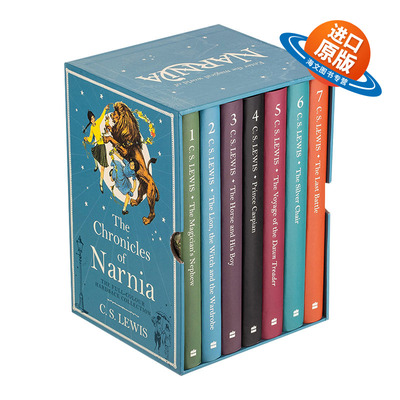 英文原版 The Chronicles of Narnia — The Chronicles of Narnia Box Set 纳尼亚传奇7册精装套装 英文版 进口英语原版书籍