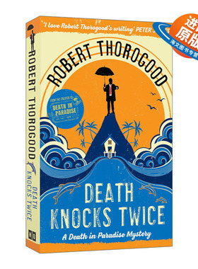 英文原版 A Death In Paradise Mystery 3 Death Knocks Twice 天堂岛疑云3 英国古典推理剧集番外小说  进口英语原版书籍