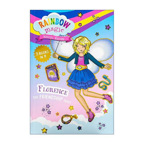 英文原版 Rainbow Magic Special Edition 3 Books In 1 Florence The Friendship Fairy 彩虹魔法特辑3合1 友谊仙子弗洛伦斯