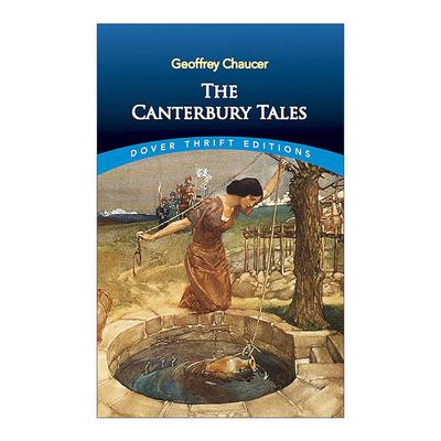 英文原版 The Canterbury Tales 坎特伯雷故事 杰弗里·乔叟 Dover Thrift Editions 英文版 进口英语原版书籍