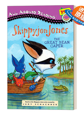 英文原版 Skippyjon Jones: The Great Bean Caper 小剑侠跳跳周 3-6岁儿童英语启蒙认知辅导阅读图画书 培养宝宝兴趣可爱卡通形象