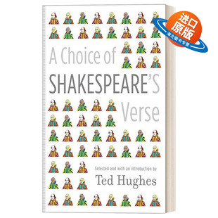 莎士比亚诗歌选集218篇 英文原版 A Choice of Shakespeare's Verse 桂冠诗人特德休斯 英文版 进口英语原版书籍