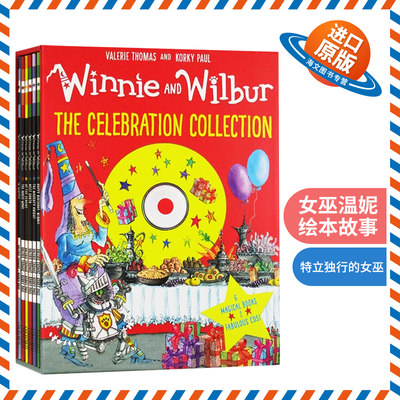 女巫温妮绘本故事集 英文原版 Winnie and Wilbur: the Celebration Collection 6书 2CD 儿童英语魔法故事章节书 进口原版书籍