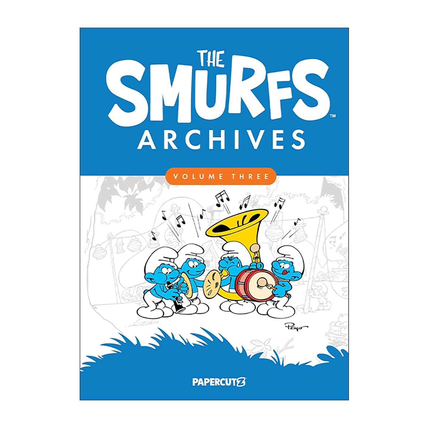 英文原版 The Smurfs Archives Vol.3 蓝精灵漫画合集卷三 精装 英文版 进口英语原版书籍