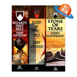 英文原版 The Sword of Truth Boxed Set I Wizard's First Rule Blood of the Fold 真理之剑科幻小说套装1-3 英文版 进口英语书
