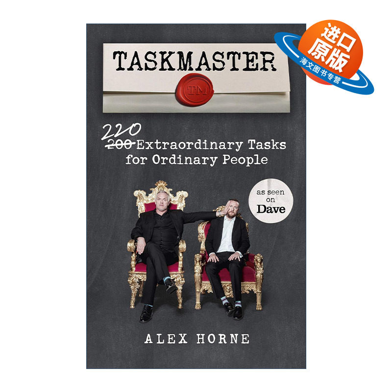 英文原版 Taskmaster 英国综艺Taskmaster周边书 220个绝佳任务 英文版 进口英语原版书籍