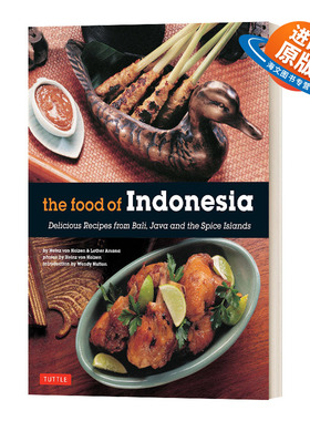 英文原版 Food of Indonesia 印度尼西亚美食 79道印尼菜烹饪餐单 英文版 进口英语原版书籍