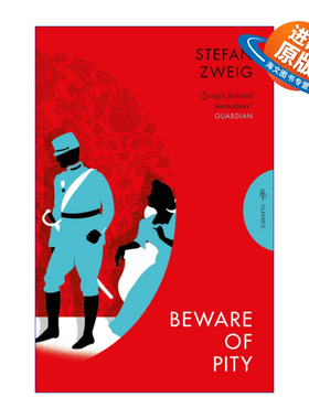 英文原版 Beware Of Pity 心灵的焦灼 斯蒂芬·茨威格 英文版 进口英语原版书籍